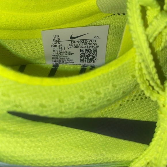 Nike ZoomX Dragonfly Volt Mint Mens Sz 6.5/ Women’s Sz 8 Track Spikes DR9922-700 - Picture 6 of 7